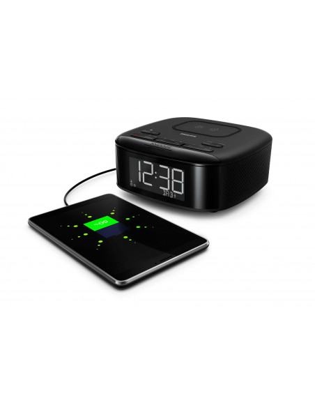 Philips TAR7705/10 radio Orologio Analogico e digitale Nero