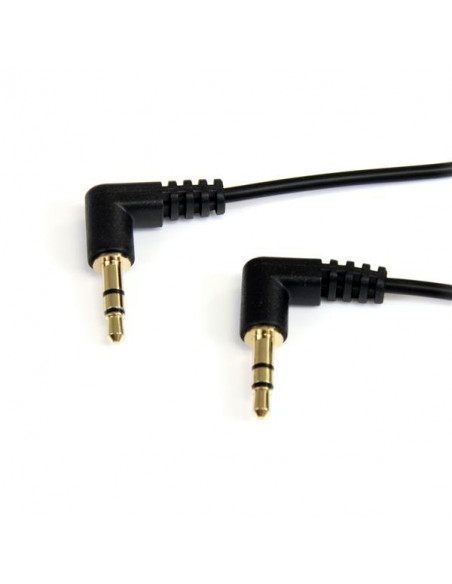 StarTech.com Cavo audio Stereo slim ad angolo destro con jack da 3,5mm - maschio/maschio - 1,8m