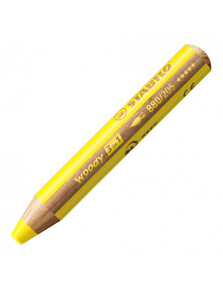 STABILO woody 3 in 1 Giallo 1 pz