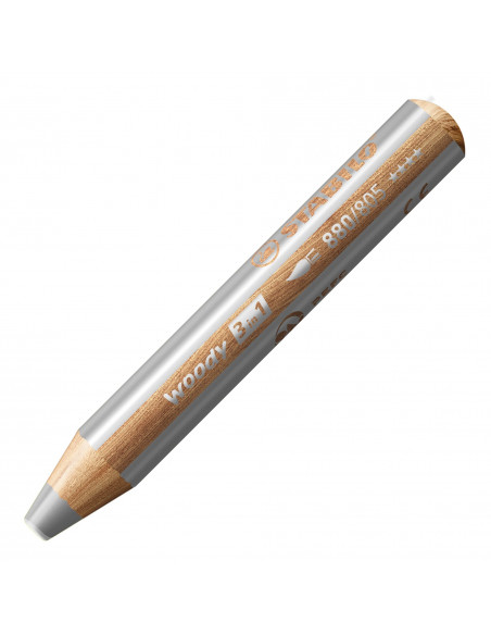 STABILO woody 3 in 1 Argento 1 pz