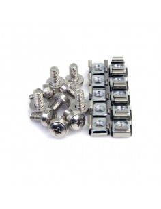 StarTech.com Confezione da 100 viti di fissaggio M6 per armadi server rack
