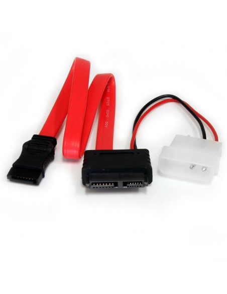 StarTech.com Adattatore cavo slimline SATA a SATA e alimentazione LP4 30,5 cm