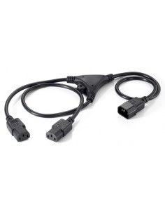 Equip 112210 Nero 1,6 m Accoppiatore C14 2 x Attacco C13