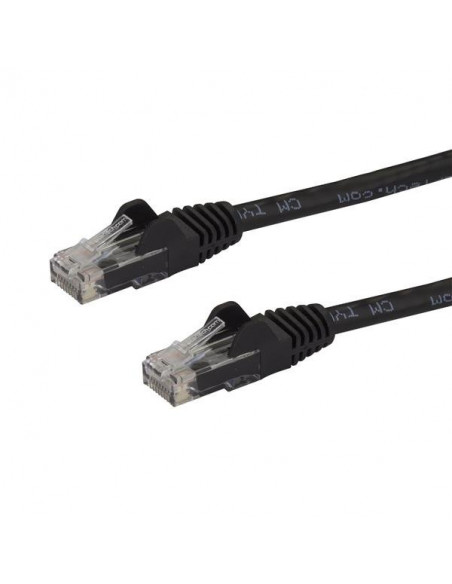 StarTech.com Cavo patch antigroviglio UTP RJ45 Gigabit Cat6 nero 3m - Cavo patch 3 m