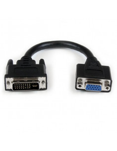 StarTech.com Adattatore cavo DVI a VGA da 20 cm - DVI-I maschio a VGA femmina