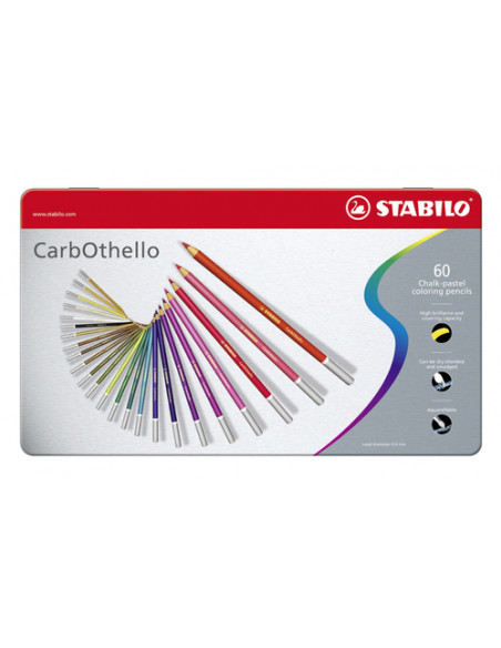 STABILO CarbOthello Multicolore 60 pz