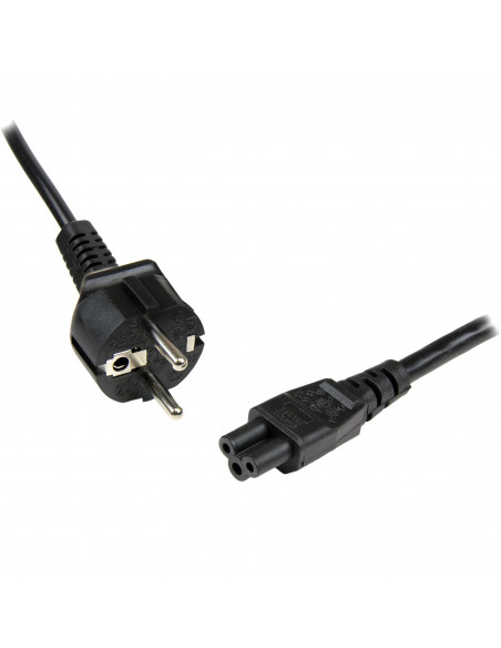 StarTech.com Cavo di Alimentazione per Notebook da 2m Cavo Elettrico AC di Ricambio per Alimentatori da EU Schuko a C5, 2.5A-250