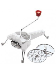 Moulinex K10110 affetta / sbuccia alimenti Rosso, Acciaio inox, Bianco