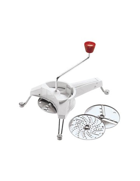 Moulinex K10110 affetta / sbuccia alimenti Rosso, Acciaio inox, Bianco
