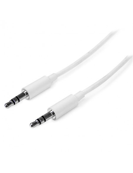 StarTech.com Cavo audio stereo slim da 3,5 mm bianco 3 m - M/M