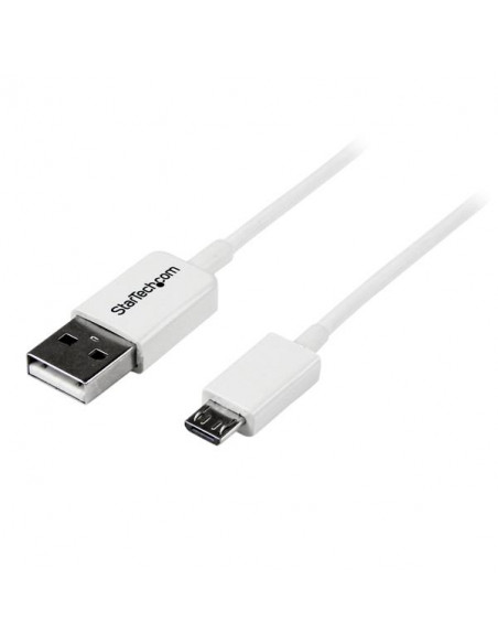 StarTech.com Cavo micro USB bianco 0,5 m - A a Micro B