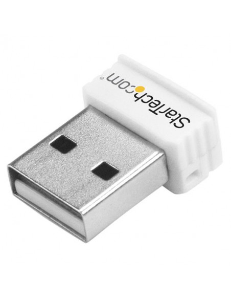 StarTech.com Adattatore di rete wireless N mini USB 150 Mbps - Adattatore WiFi USB 802.11n/g 1T1R - Bianco