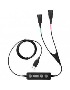 Jabra 265-09 cavo audio USB2.0 2x QD Nero