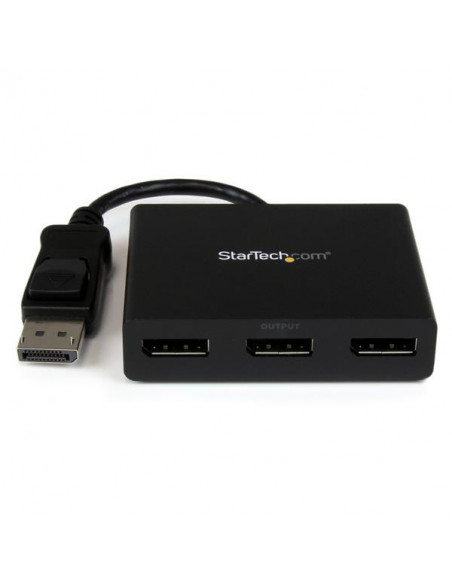 StarTech.com Hub MST DisplayPort a 3 Porte - Adattatore Multi-Monitor DP 1.2 - Sdoppiatore\Splitter Video DisplayPort 4K 30Hz o 
