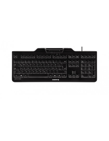 CHERRY KC 1000 SC tastiera Ufficio USB QWERTZ Tedesco Nero