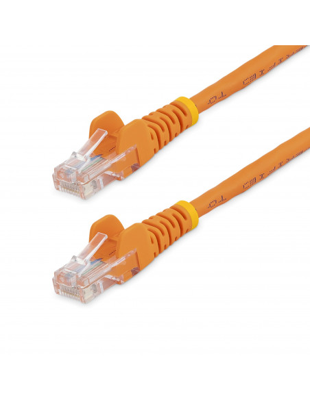 StarTech.com Cavo di rete CAT 5e - Cavo Patch Ethernet RJ45 UTP Arancio da 3m antigroviglio