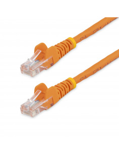 StarTech.com Cavo di rete CAT 5e - Cavo Patch Ethernet RJ45 UTP Arancio da 1m antigroviglio