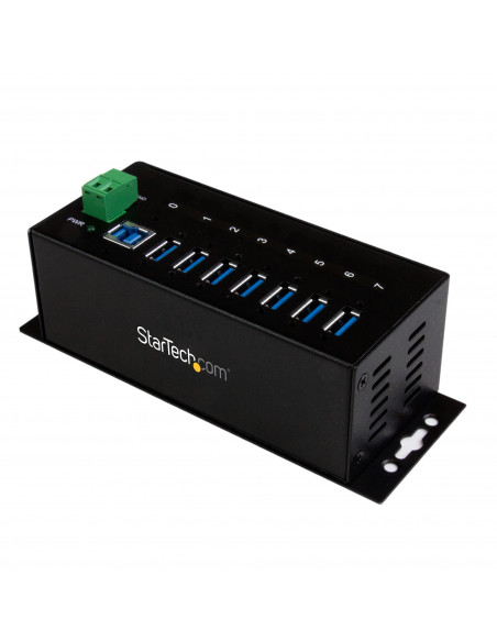 StarTech.com HUB Industriale USB 3.0 a 7 porte - Perno e concentratore USB 3.0 con Protezione ESD
