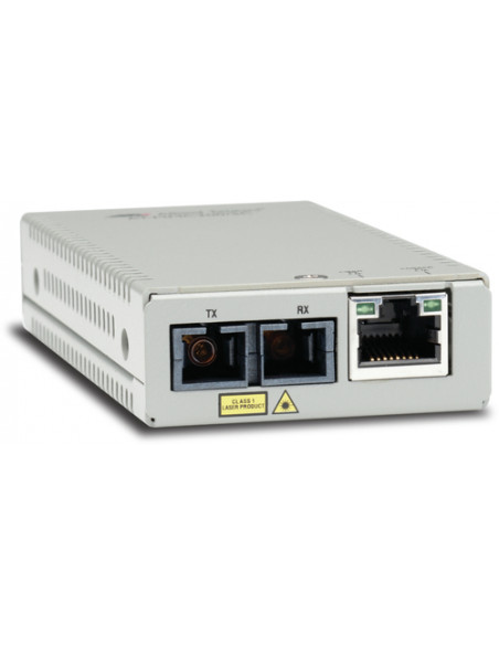 Allied Telesis AT-MMC200/SC-60 convertitore multimediale di rete 100 Mbit/s 1310 nm Modalità multipla Argento