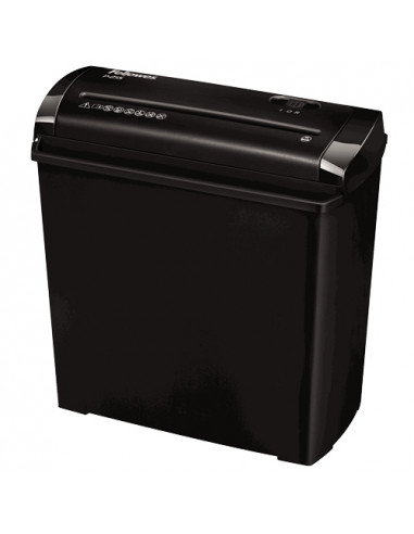 Fellowes P-25S distruggi documenti Taglio a striscia 22 cm Nero, Grigio