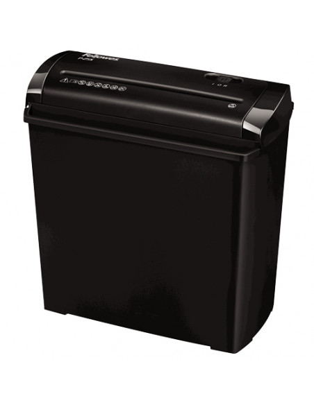 Fellowes P-25S distruggi documenti Taglio a striscia 22 cm Nero, Grigio