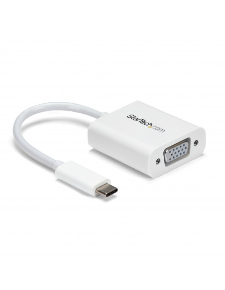 StarTech.com Adattatore USB-C a VGA - Convertitore Video USB 3.1 type-C a VGA - 1080p - Bianco