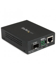 StarTech.com Convertitore multimediale Gigabit Ethernet a Fibra con slot SFP aperto 10/100/1000