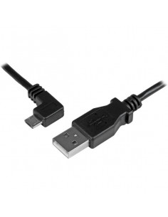 StarTech.com Cavo di ricarica e sincronizzazione micro USB da 1 m - USB-A a Micro B ad angolo sinistro - M/M - 0,25mm²