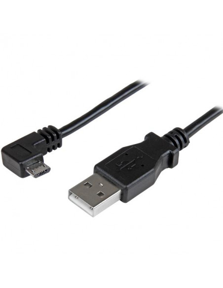 StarTech.com Cavo di ricarica e sincronizzazione micro USB da 1 m - USB-A a Micro B ad angolo destro - M/M - 0,25mm²