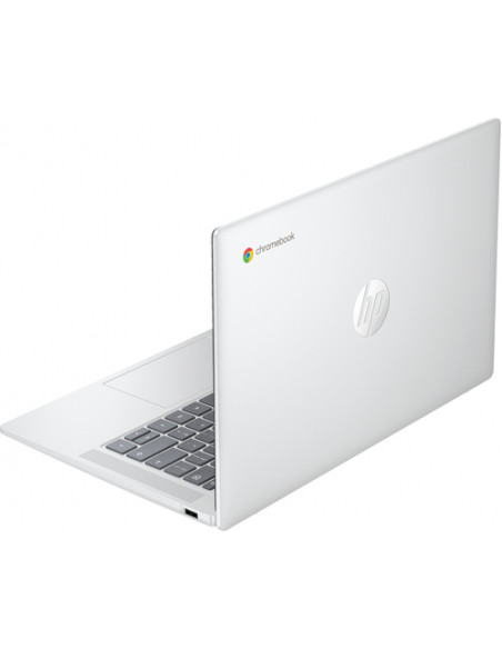 HP Chromebook 14a-nf0015nl Intel® N N100 35,6 cm (14") HD 4 GB LPDDR5-SDRAM 128 GB eUFS Wi-Fi 6E (802.11ax) ChromeOS Argento