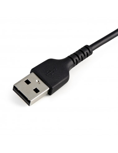 StarTech.com Cavo da USB-A a Lightning da 30cm nero - Robusto e resistente cavo di alimentazione/sincronizzazione in fibra arami
