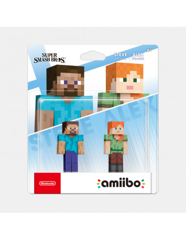 Nintendo amiibo Steve & Alex Super Smash Bros Figura da gaming interattiva