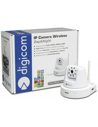 Digicom IP Camera 400HD Cupola Telecamera di sicurezza IP Interno 1280 x 1024 Pixel Scrivania