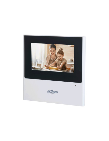 Dahua Technology VTH2611L-WP sistema per video-citofono 10,9 cm (4.3") Nero, Bianco