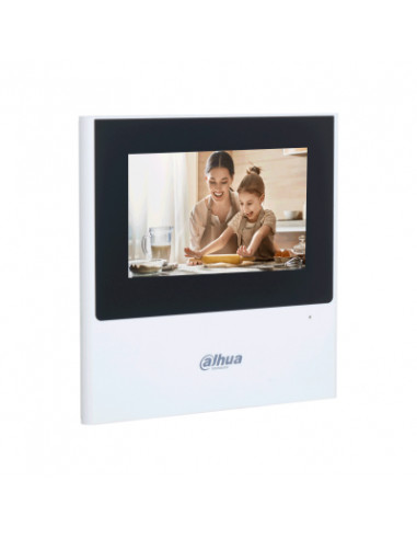 Dahua Technology VTH2611L-WP sistema per video-citofono 10,9 cm (4.3") Nero, Bianco
