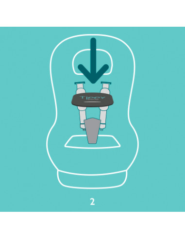 Digicom Tippy Dispositivo smart pad antiabbandono per seggiolini