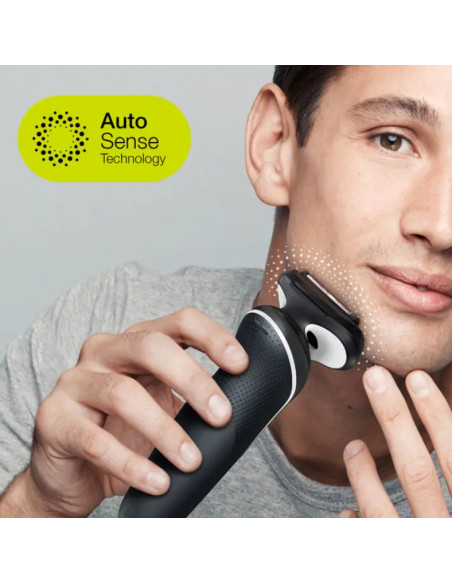 Braun Series 5 51-W1600s Rasoio Nero, Bianco