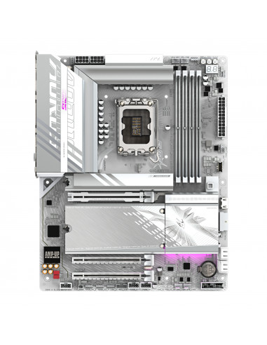 GIGABYTE Z890 AORUS ELITE WIFI7 ICE Scheda Madre - Supporta CPU Intel Core Ultra (Serie 2), VRM a 16+1+2 fasi, fino a 8800MHz DD