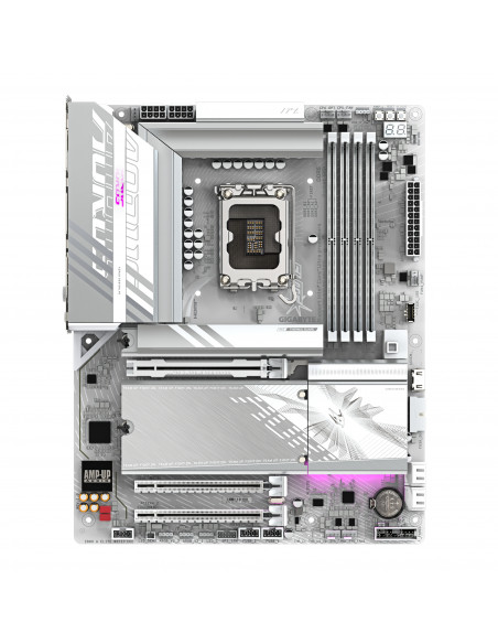 GIGABYTE Z890 AORUS ELITE WIFI7 ICE Scheda Madre - Supporta CPU Intel Core Ultra (Serie 2), VRM a 16+1+2 fasi, fino a 8800MHz DD