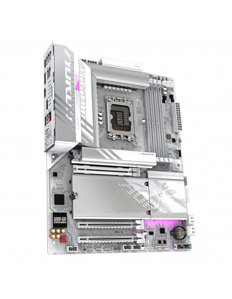 GIGABYTE Z890 AORUS ELITE WIFI7 ICE Scheda Madre - Supporta CPU Intel Core Ultra (Serie 2), VRM a 16+1+2 fasi, fino a 8800MHz DD