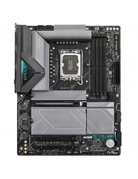 GIGABYTE Z890 EAGLE WIFI7 Scheda Madre - Supporta CPU Intel Core Ultra (Serie 2), VRM a 14+1+2 fasi, fino a 8800MHz DDR5 (OC), 1