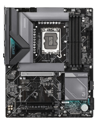 GIGABYTE B860 EAGLE WIFI6E Scheda madre - CPU Intel Core Ultra, VRM a 12+1+2+1 fasi, fino a 9066MHz DDR5, 1xPCIe 5.0 + 2xPCIe 4.