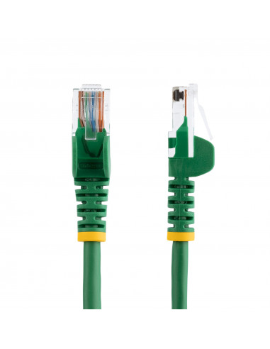 StarTech.com Cavo di rete CAT 5e - Cavo Patch Ethernet RJ45 UTP Verde da 1m antigroviglio