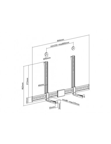 Equip Supporto universale per soundbar