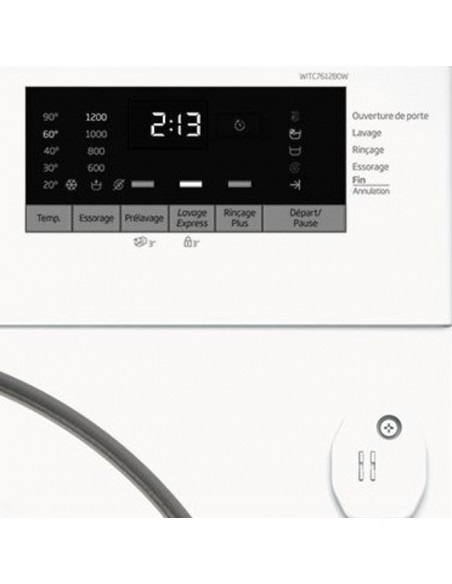 Beko WITC7612B0W lavatrice Caricamento frontale 7 kg 1200 Giri/min Bianco