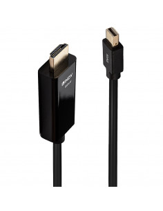 Lindy 36926 cavo e adattatore video 1 m HDMI tipo A (Standard) Mini DisplayPort Nero