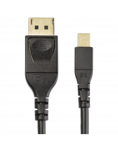 StarTech.com Cavo da Mini DisplayPort a DisplayPort 1.4 certificato VESA da 2m- 8K 60Hz HBR3 HDR - Cavo da mDP a DP 1.4 Super UH 2