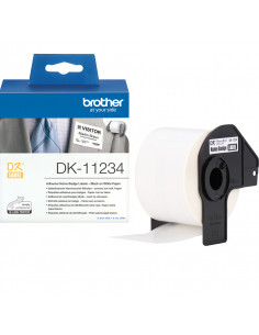 Brother DK-11234 etichetta per stampante Bianco Etichetta per stampante autoadesiva