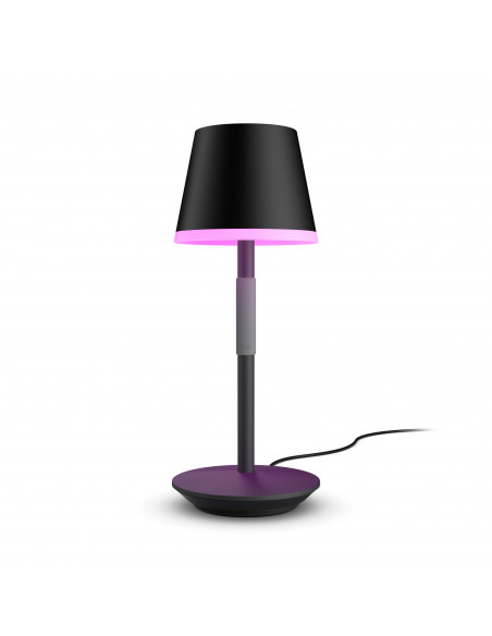 Philips Hue White and Color ambiance Go Lampada Smart da Tavolo Ricaricabile Nera Wireless