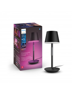 Philips Hue White and Color ambiance Go Lampada Smart da Tavolo Ricaricabile Nera Wireless 2